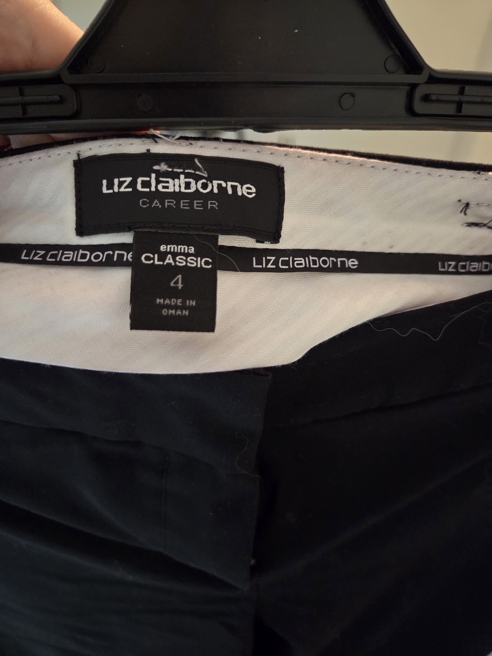 Liz Claiborne Black Dress Pants - Picture 2 of 4